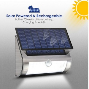 New solar wall lights