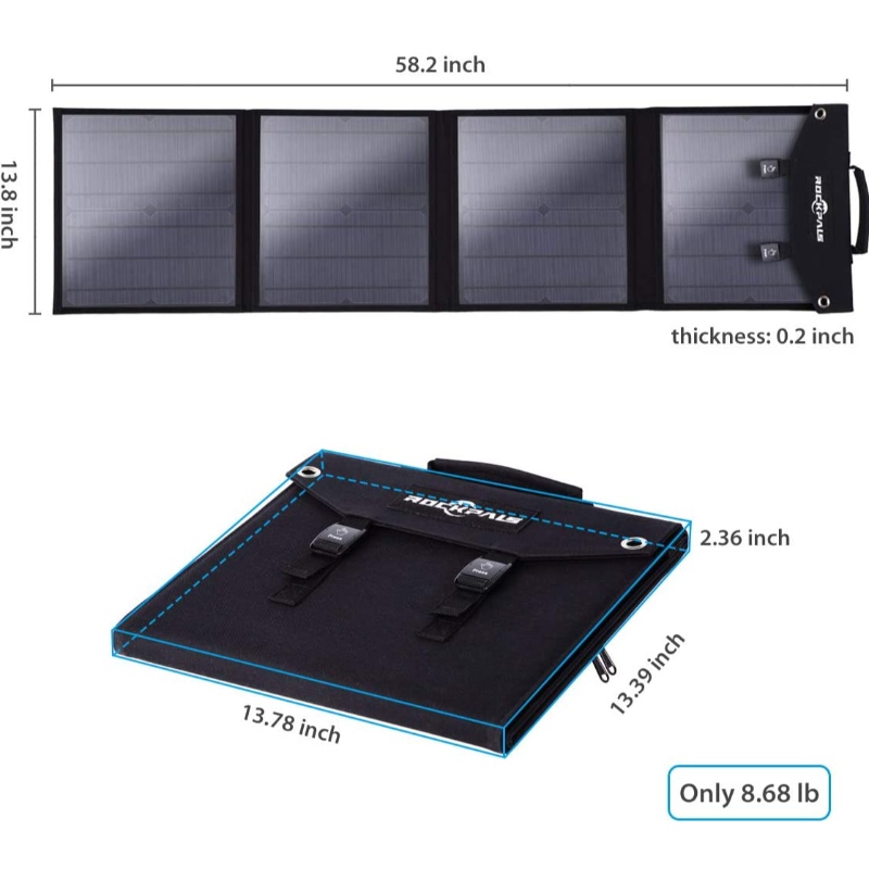 60W Solar folding bag