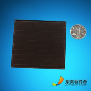 Amorphous silicon solar panel for outdoor use