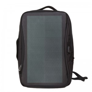 Solar charging backpack   solar panels laptop