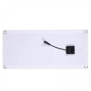 TYL 12W 18V 435*200*2.5mm Polysilicon Solar Panel for RV Roof Boat DC5V/DC12V 12W Dual Output Double USB Interface
